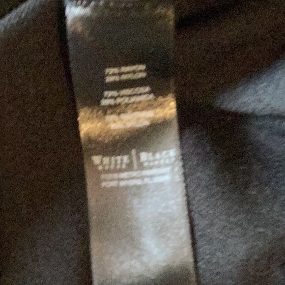 White House Black Market Black Cardigan with pearl buttons, size medium. - Picture 4 of 4